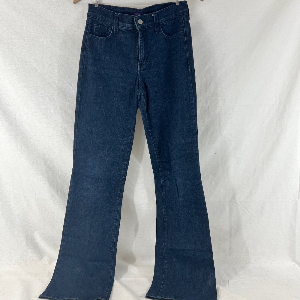 Women's dark wash flare jeans